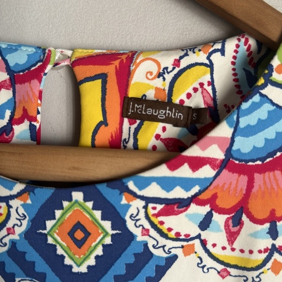 J. MCLAUGHLIN CATALYST DRESS IN MADRID PAISLEY S - Picture 5 of 15